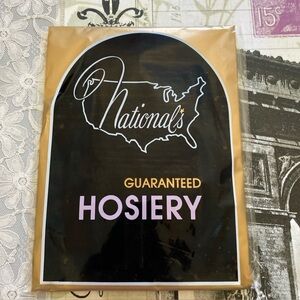 National's Guaranteed Hosiery NIP Wom M Nylons (Type that uses garter belt)